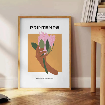 space captivating Botanical 16 poster prints lush greens vibrant oranges exquisite wall art touch nature room unique gift sizes A4 cm A0 decor today